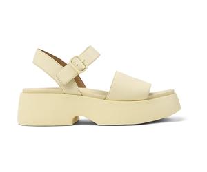CAMPER Tasha - Formal shoes for Women - Yellow, size 37, Smooth leather