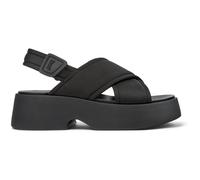 CAMPER Tasha - Sandals for Women - Black, size 37, Cotton fabric