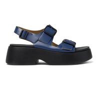 CAMPER Tasha - Sandals for Women - Blue, size 35, Smooth leather