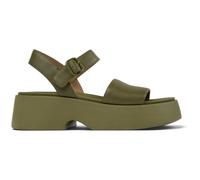 CAMPER Tasha - Sandals for Women - Green, size 41, Smooth leather