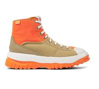 CAMPER Teix - Ankle boots for Women - Orange,Beige,White, size 40, Cotton fabric