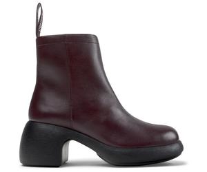 CAMPER Thelma II - Ankle boots for Women - Burgundy, size 39, Smooth leather
