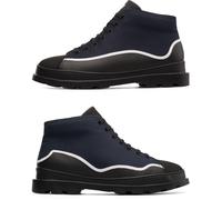 CAMPER Twins - Ankle boots for Men - Blue,Black,White, size 40, Cotton fabric/Smooth leather