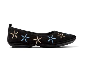 CAMPER Twins - Ballerinas for Women - Black, size 36, Suede