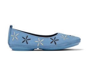 CAMPER Twins - Ballerinas for Women - Blue, size 40, Suede