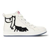 CAMPER Twins - Boots for Girls - White, size 27, Smooth leather