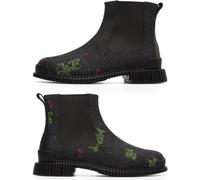 CAMPER Twins by Cristian Zuzunaga - Ankle boots for Women - Green,Pink,Black, size 41, Cotton fabric/Smooth leather