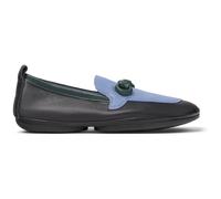 CAMPER Twins - Flat shoes for Women - Black,Blue,Green, size 37, Smooth leather