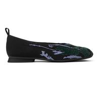CAMPER Twins - Flat shoes for Women - Black,Green,Blue, size 40, Cotton fabric
