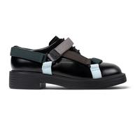 CAMPER Twins - Formal shoes for Women - Black,Grey,Blue, size 39, Smooth leather/Cotton fabric