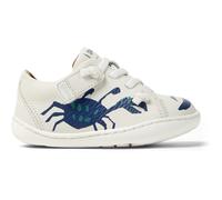 CAMPER Twins - Hook and loop for Boys - White, size 24, Smooth leather