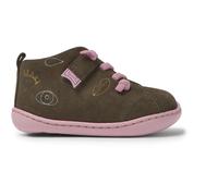 CAMPER Twins - Hook and loop for First walkers - Brown gray, size 22, Suede