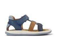 CAMPER Twins - Sandals for Boys - Brown,Blue, size 22, Smooth leather
