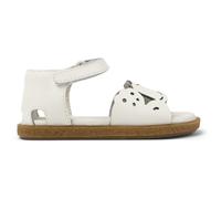 Camper Sandalia Miko K800560 de 2 correas para bebé, Blanco Naturaleza 002 Tws, 25 EU