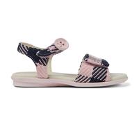 CAMPER Twins - Sandals for Girls - Blue,Pink, size 28, Cotton fabric