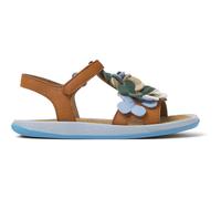 CAMPER Twins - Sandals for Girls - Brown,Blue,White, size 33, Smooth leather