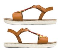 CAMPER Twins - Sandals for Girls - Brown,Red,Yellow, size 30, Smooth leather