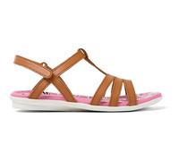 CAMPER Twins - Sandals for Girls - Brown, size 34, Smooth leather