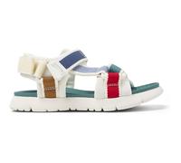 CAMPER Twins - Sandals for Girls - White,Blue,Yellow, size 28, Cotton fabric