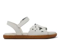 Camper Girl's Miko K800571 Sandal, White Natural 002 Tws, 36 EU