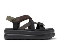 CAMPER Twins - Sandals for Women - Black,Grey,Brown, size 37, Cotton fabric