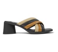 CAMPER Twins - Sandals for Women - Brown,Beige,Black, size 38, Smooth leather