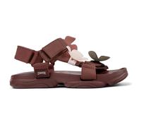 CAMPER Twins - Sandals for Women - Burgundy, size 41, Cotton fabric