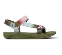 CAMPER Twins - Sandals for Women - Green,Pink,Blue, size 40, Cotton fabric