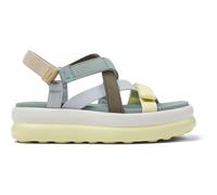 CAMPER Twins - Sandals for Women - Grey,Blue,Beige, size 35, Cotton fabric