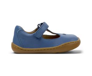 CAMPER Twins - Smart casual shoes for First walkers - Blue, size 23, Smooth leather