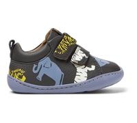 CAMPER Twins - Smart casual shoes for First walkers - Grey,Blue,Yellow, size 23, Smooth leather
