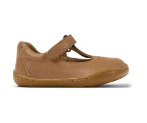 CAMPER Twins - Smart casual shoes for First walkers - Nude, size 21, Smooth leather