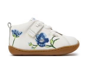 CAMPER Twins - Smart casual shoes for First walkers - White, size 24, Smooth leather
