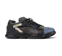 CAMPER Twins - Sneakers for Men - Grey,Black, size 43, Smooth leather/Cotton fabric