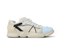CAMPER Twins - Sneakers for Men - Grey,White,Blue, size 45, Smooth leather/Cotton fabric