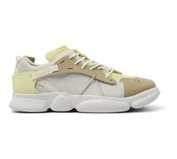 CAMPER Twins - Sneakers for Men - White,Yellow,Beige, size 40, Smooth leather/Cotton fabric