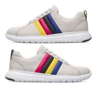 CAMPER Twins - Sneakers for Women - Beige, size 36, Cotton fabric/Smooth leather