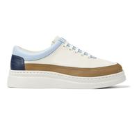 CAMPER Twins - Sneakers for Women - White,Blue,Brown, size 36, Smooth leather