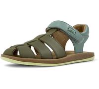 CAMPER Twins - Sandals for Girls - Green,Yellow, size 31, Smooth leather