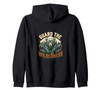 Camper Wildlife Bear Nature Animal Sudadera con Capucha