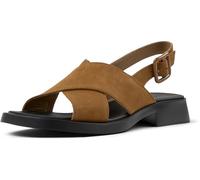 Camper Women's Dana K201600 X-Strap Sandal, Medium Brown 005, 40 EU