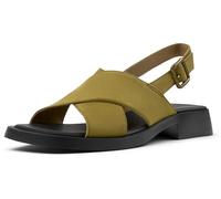Camper Women's Dana K201600 X-Strap Sandal, Medium Green 007, 2.5 UK