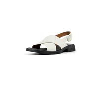 Camper Women's Dana K201600 X-Strap Sandal, White Natural 004, 38 EU