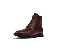 Camper Women's Iman K400300 Lace Up Bootie, Burgundy 008, 42 EU
