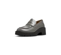 Camper Mocasín Milah K201425 para mujer piel lisa gris medio 020 39 EU