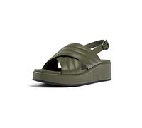 Camper Women's Misia K201351 Sandal, Medium Green 005, 40 EU
