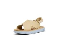 Camper Women's Oruga K200157 Flat Sandal, Medium Beige 048, 36 EU