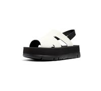 Camper Women's Oruga Up K200848 Sandal, White Natural 013, 36 EU