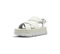 Camper Women's Oruga Up K201399 Sandal, White Natural 006, 41 EU
