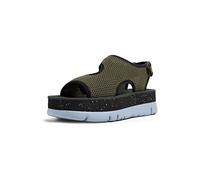 Camper Women's Oruga Up K201544 Sandal, Medium Green 006, 37 EU